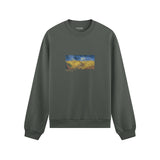 Buğday Tarlası ve Kargalar Oversize Sweatshirt