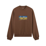 Buğday Tarlası ve Kargalar Oversize Sweatshirt