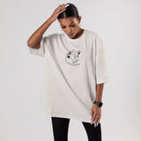 Wine Lover Cat Oversize Tişört