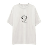Wine Lover Cat Oversize Tişört