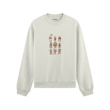 Christmas Reindeer Crew Oversize Sweatshirt