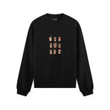 Christmas Reindeer Crew Oversize Sweatshirt
