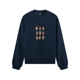 Christmas Reindeer Crew Oversize Sweatshirt