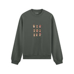 Christmas Reindeer Crew Oversize Sweatshirt