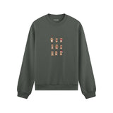 Christmas Reindeer Crew Oversize Sweatshirt