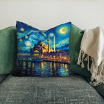 Van Gogh & Ortaköy Çift Taraflı Kırlent Kılıfı 2 Adet