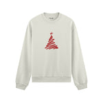Minimal Christmas Tree Oversize Sweatshirt