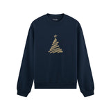 Minimal Christmas Tree Oversize Sweatshirt