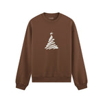 Minimal Christmas Tree Oversize Sweatshirt