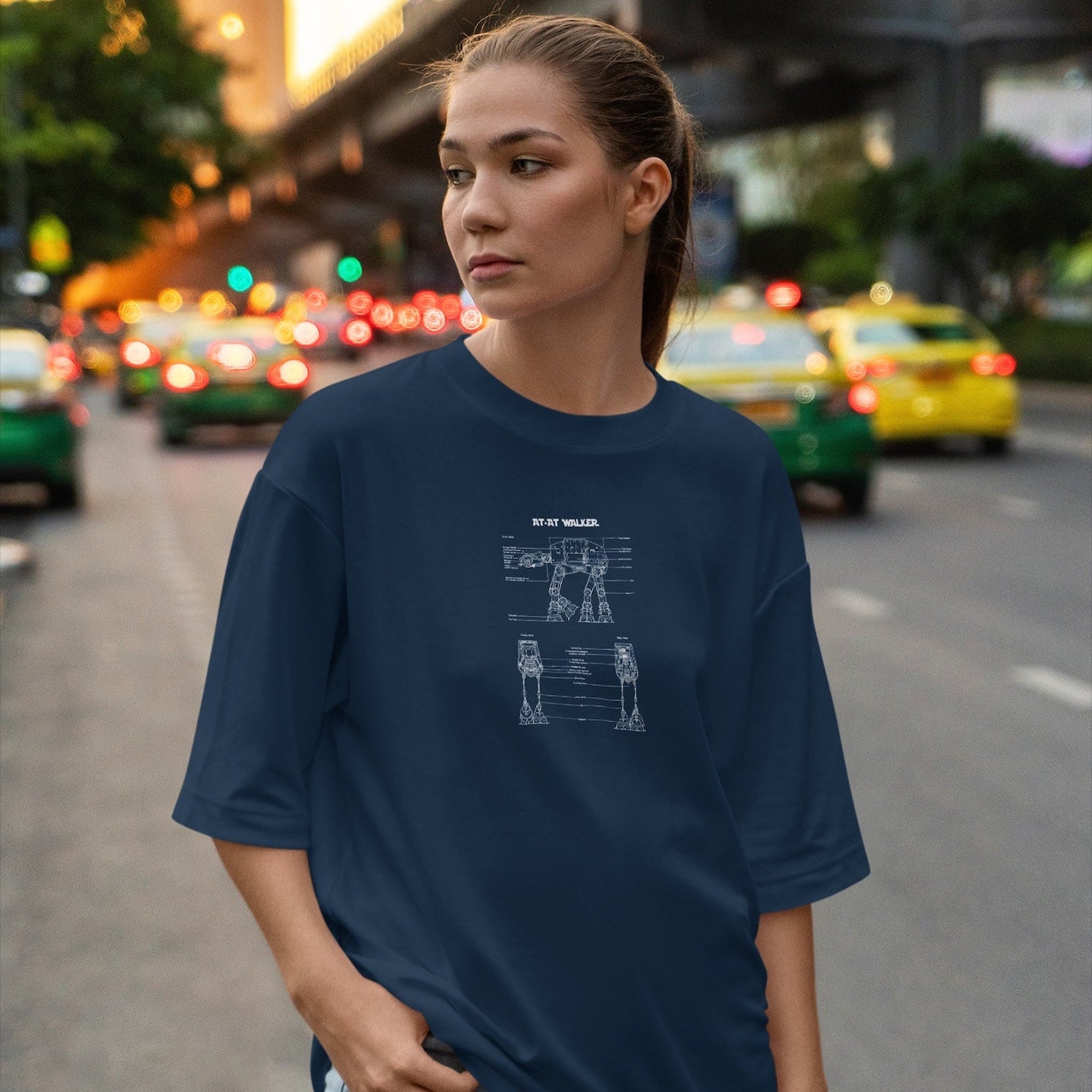 AT-AT Walker Oversize Tişört