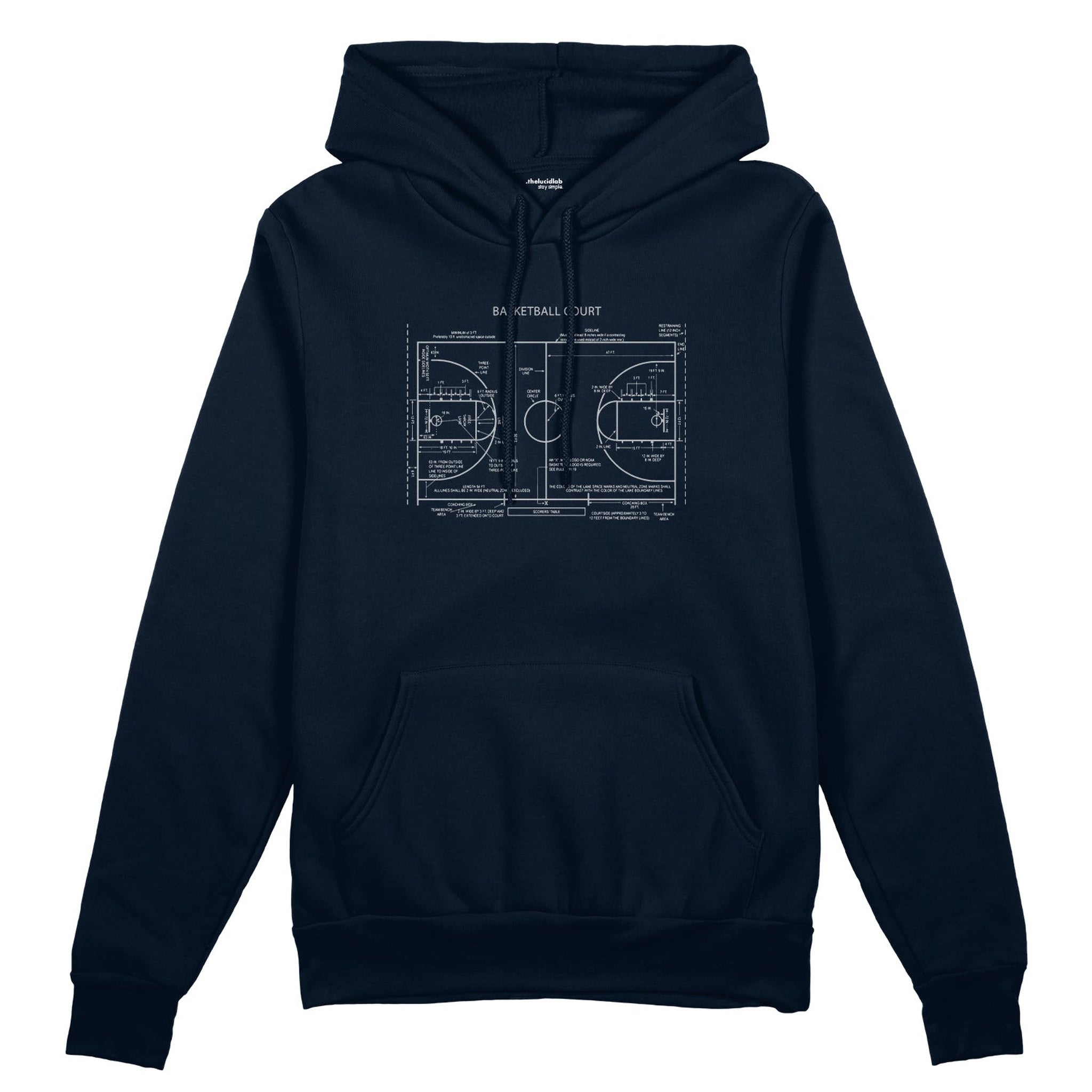 Basketball Court Oversize Hoodie