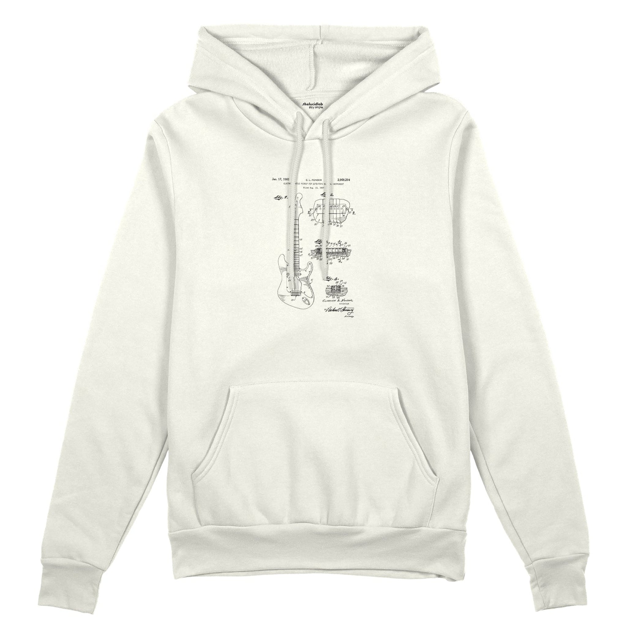 Fender Stratocaster Gitar Oversize Hoodie