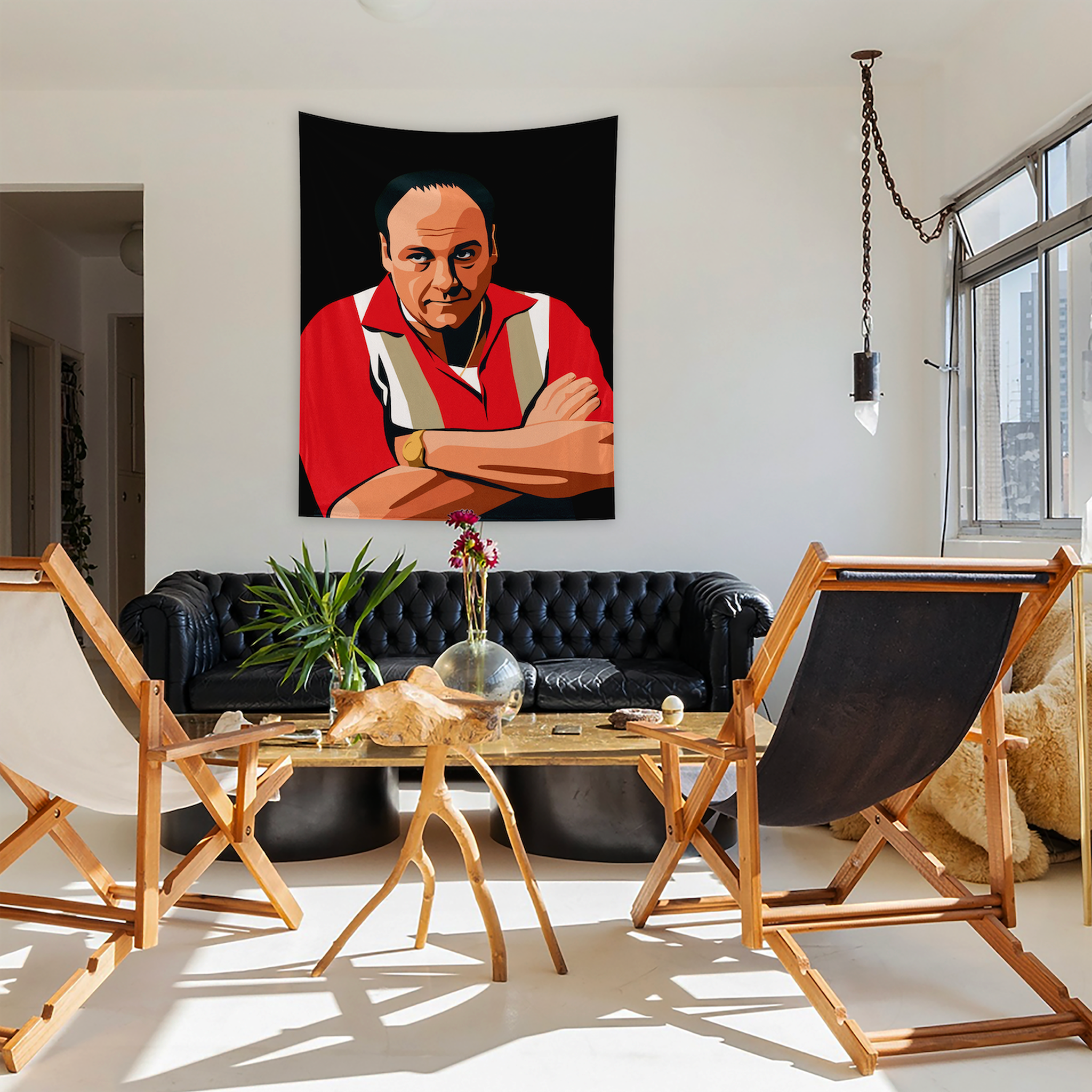 Tony Soprano Pop Art Duvar Örtüsü