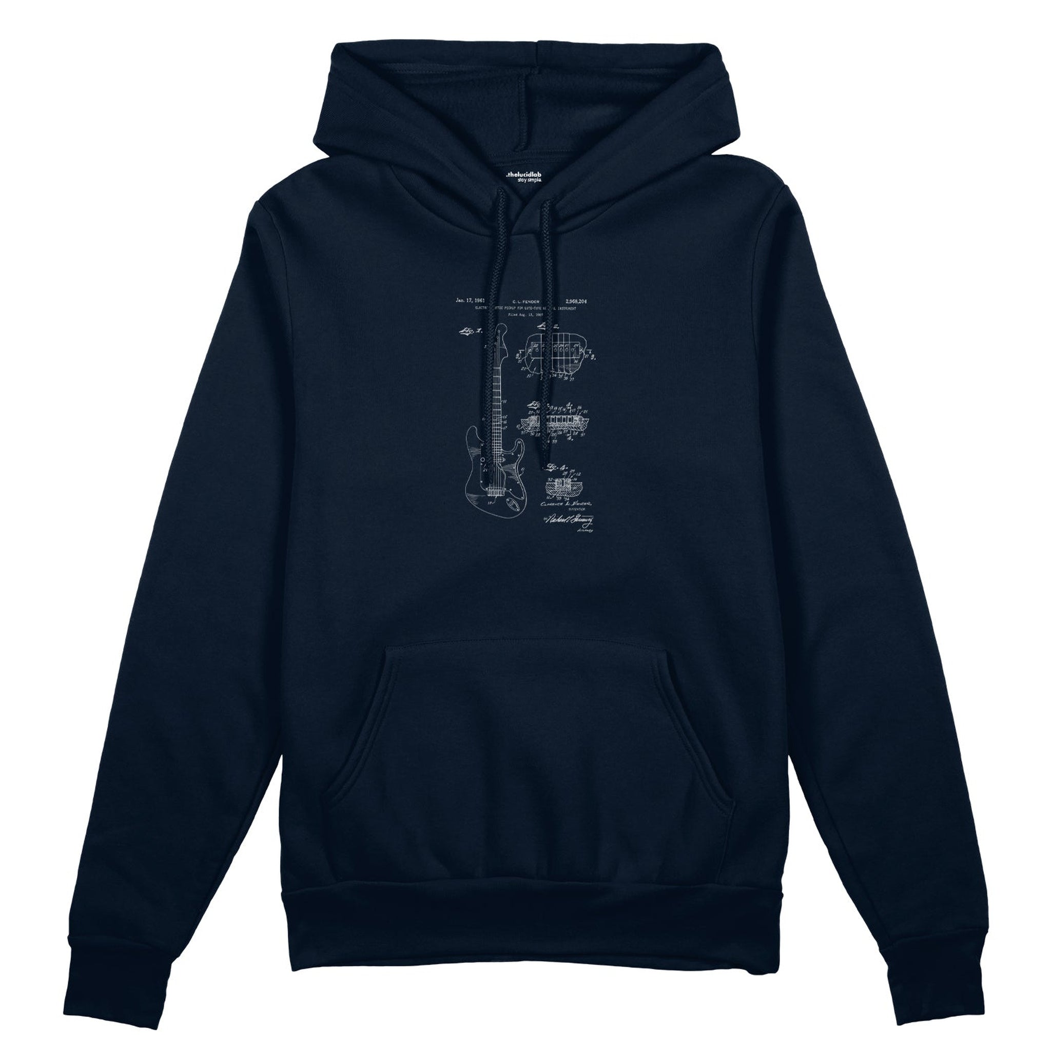 Fender Stratocaster Gitar Oversize Hoodie