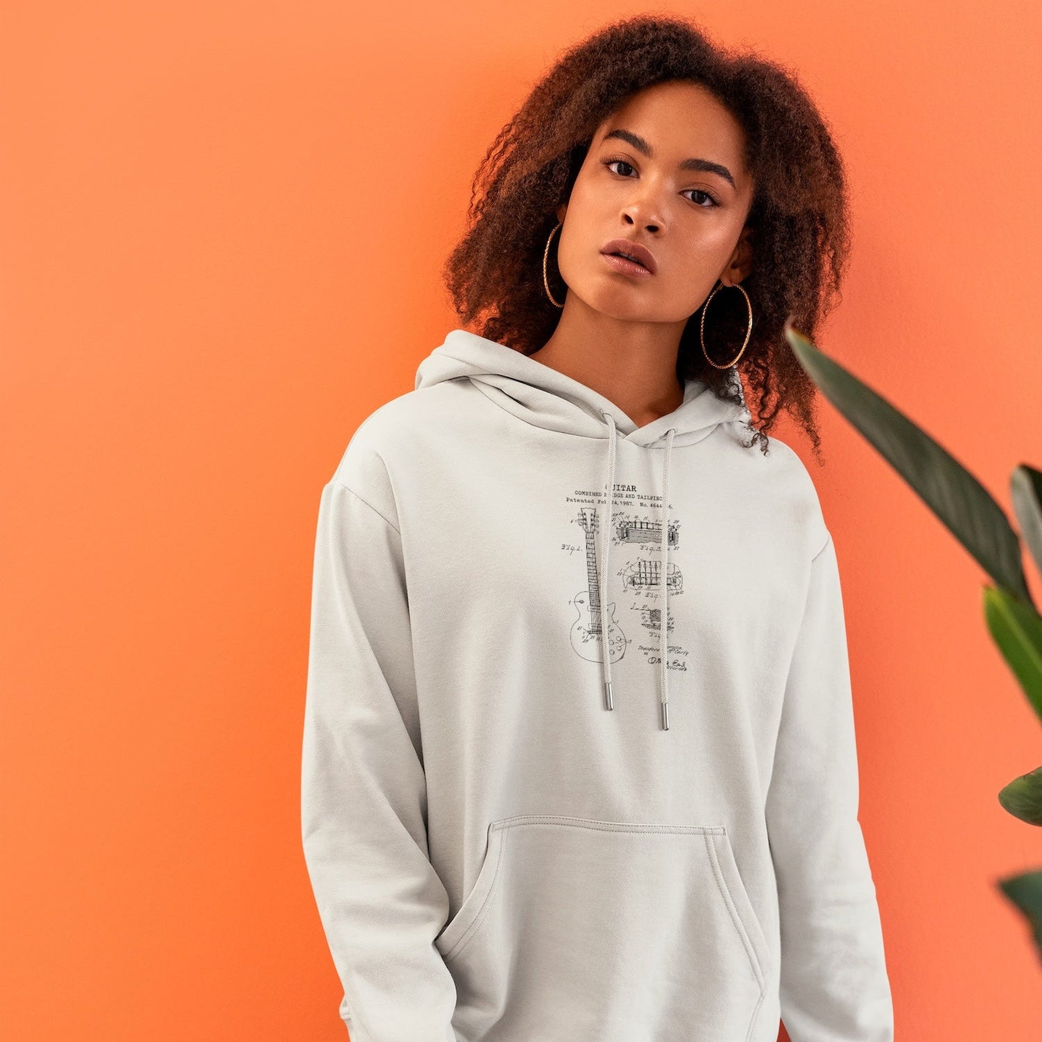 Gibson Les Paul Gitar Oversize Hoodie