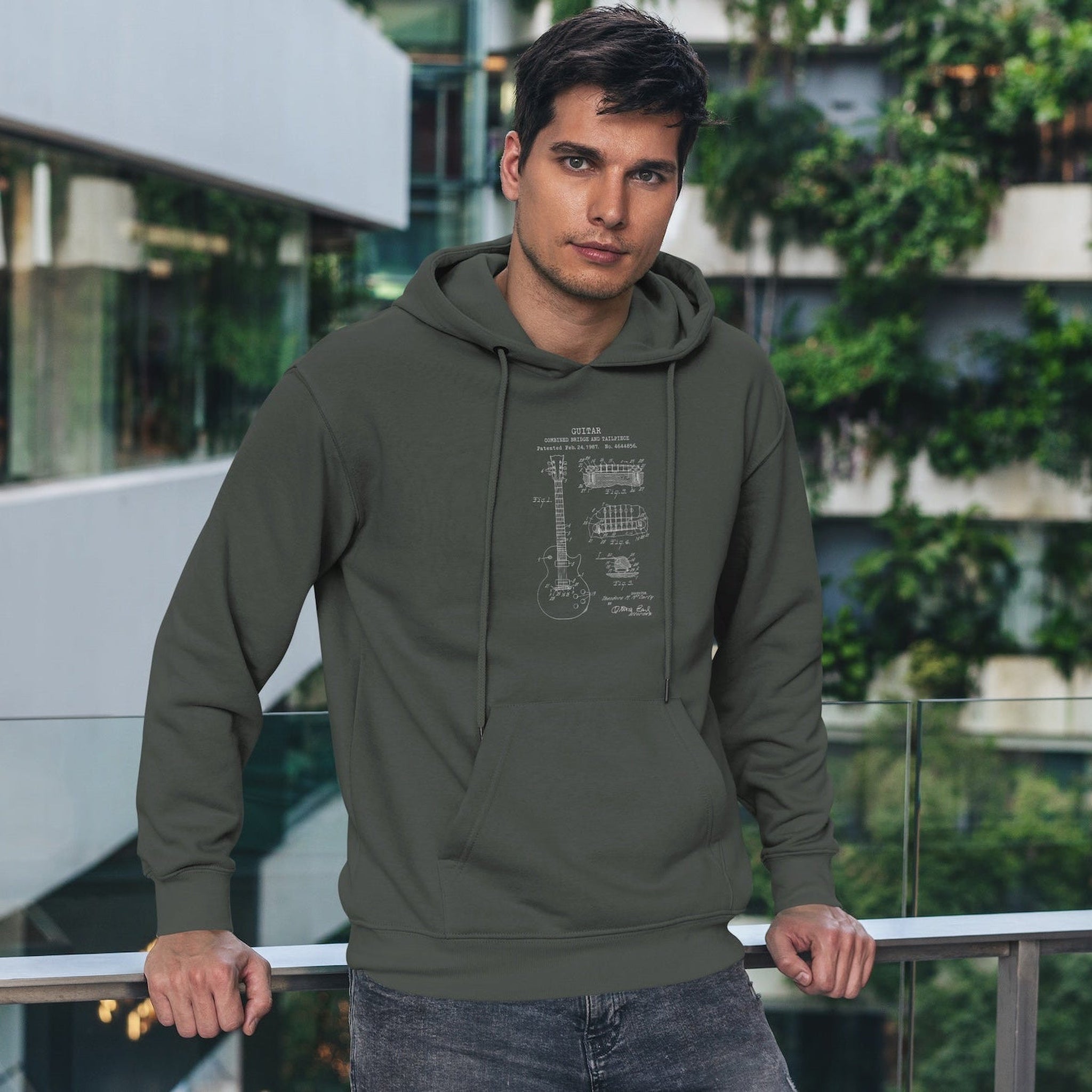 Gibson Les Paul Gitar Oversize Hoodie