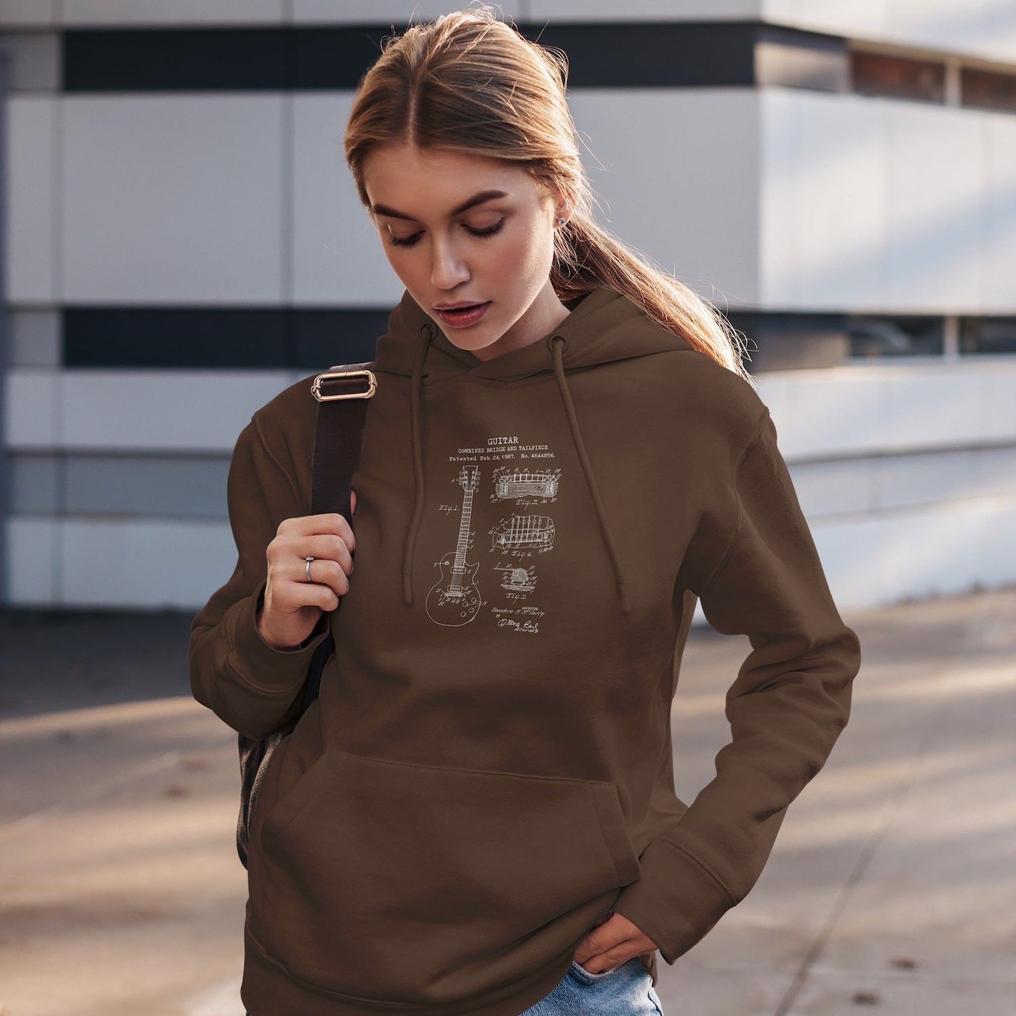 Gibson Les Paul Gitar Oversize Hoodie