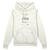 Harley Davidson Model 28B Motosiklet Oversize Hoodie