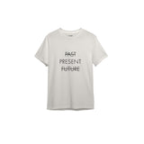 Past Present Future Tişört — Ekru