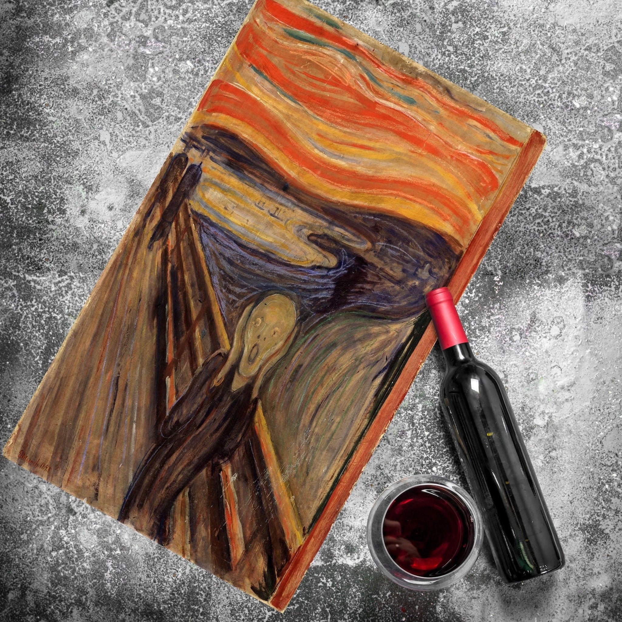 The Scream - Çığlık Mutfak Havlusu 2 Adet