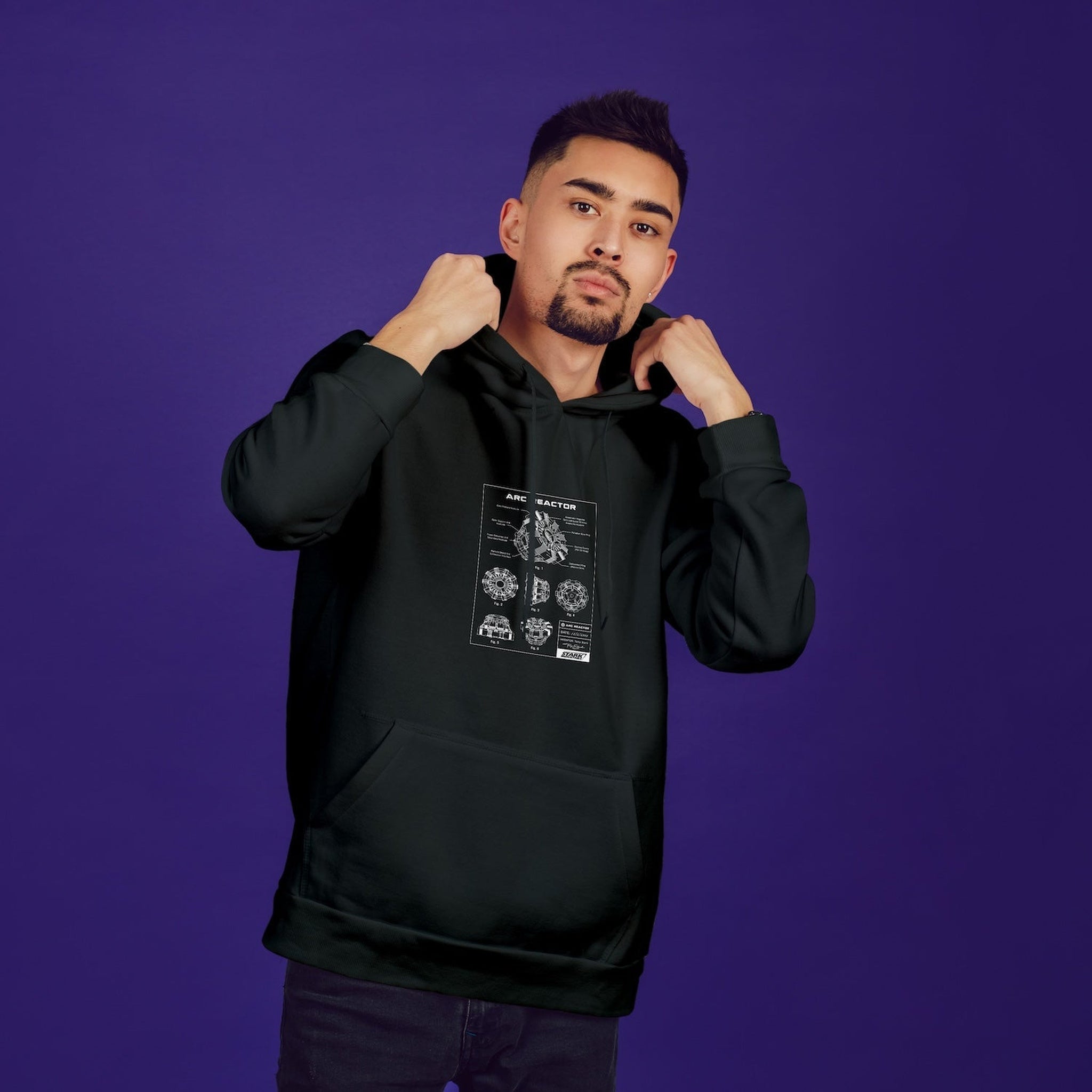 Arc Reactor Oversize Hoodie