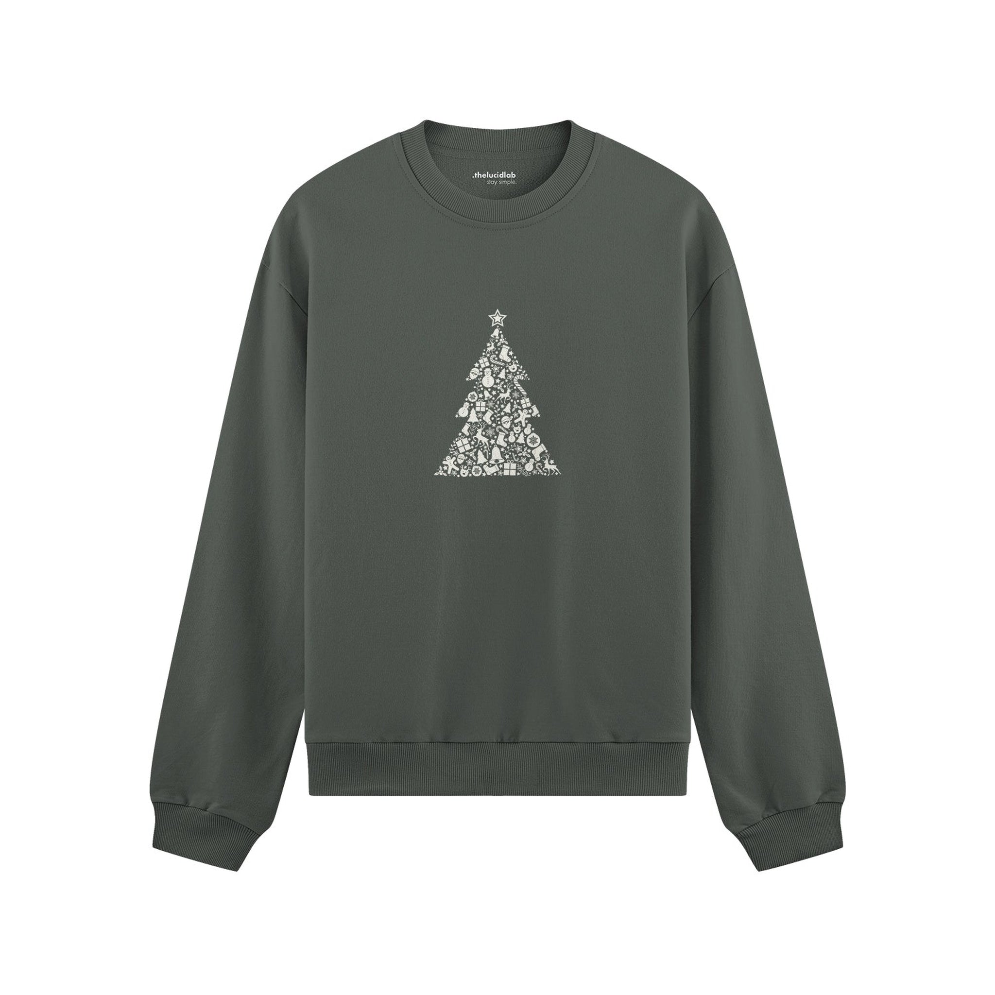 Iconic Christmas Tree Oversize Sweatshirt