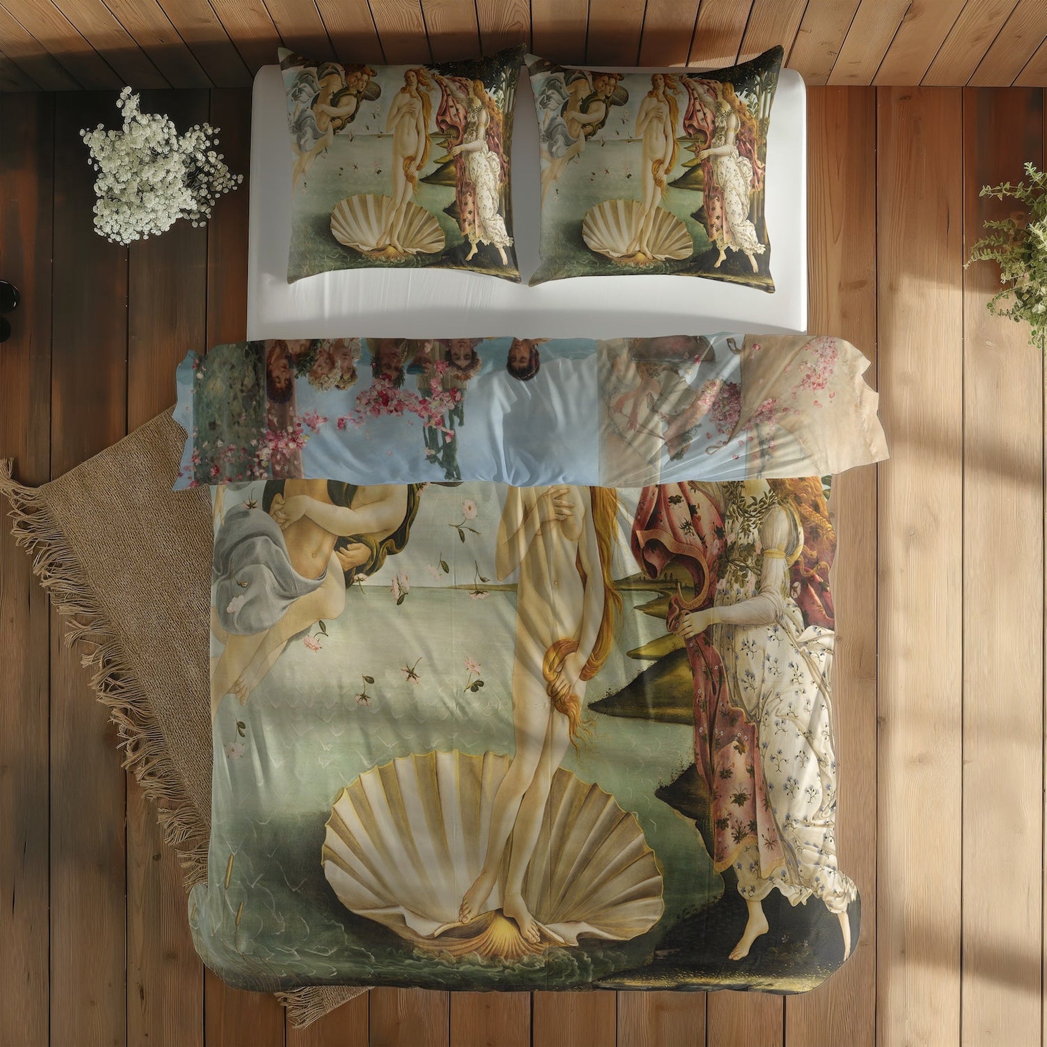 The Birth of Venus / The Roses of Heliogabalus Çift Taraflı Nevresim Takımı