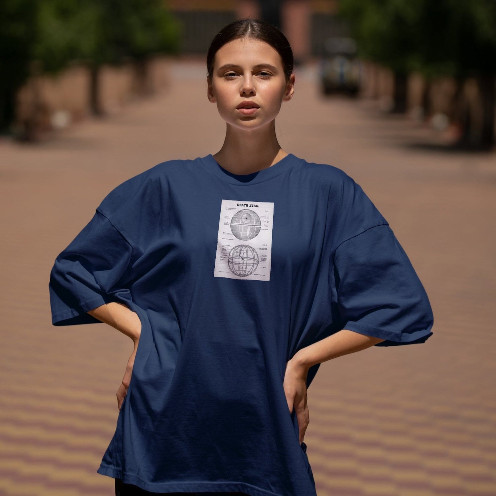 Death Star Oversize Tişört