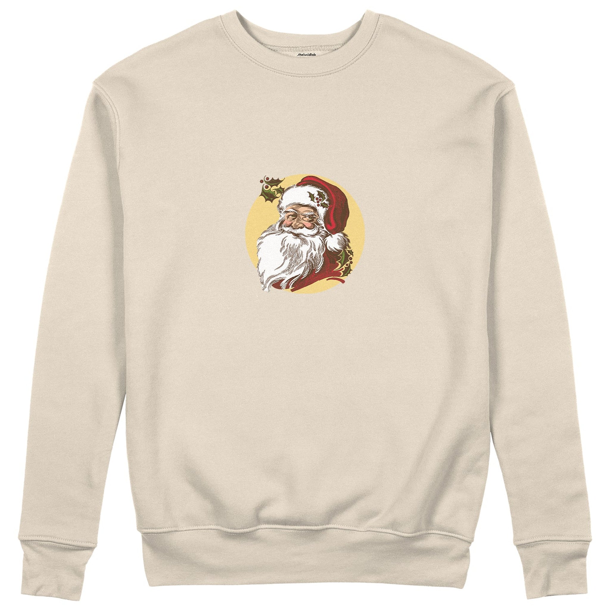 Vintage Santa Portrait Sweatshirt