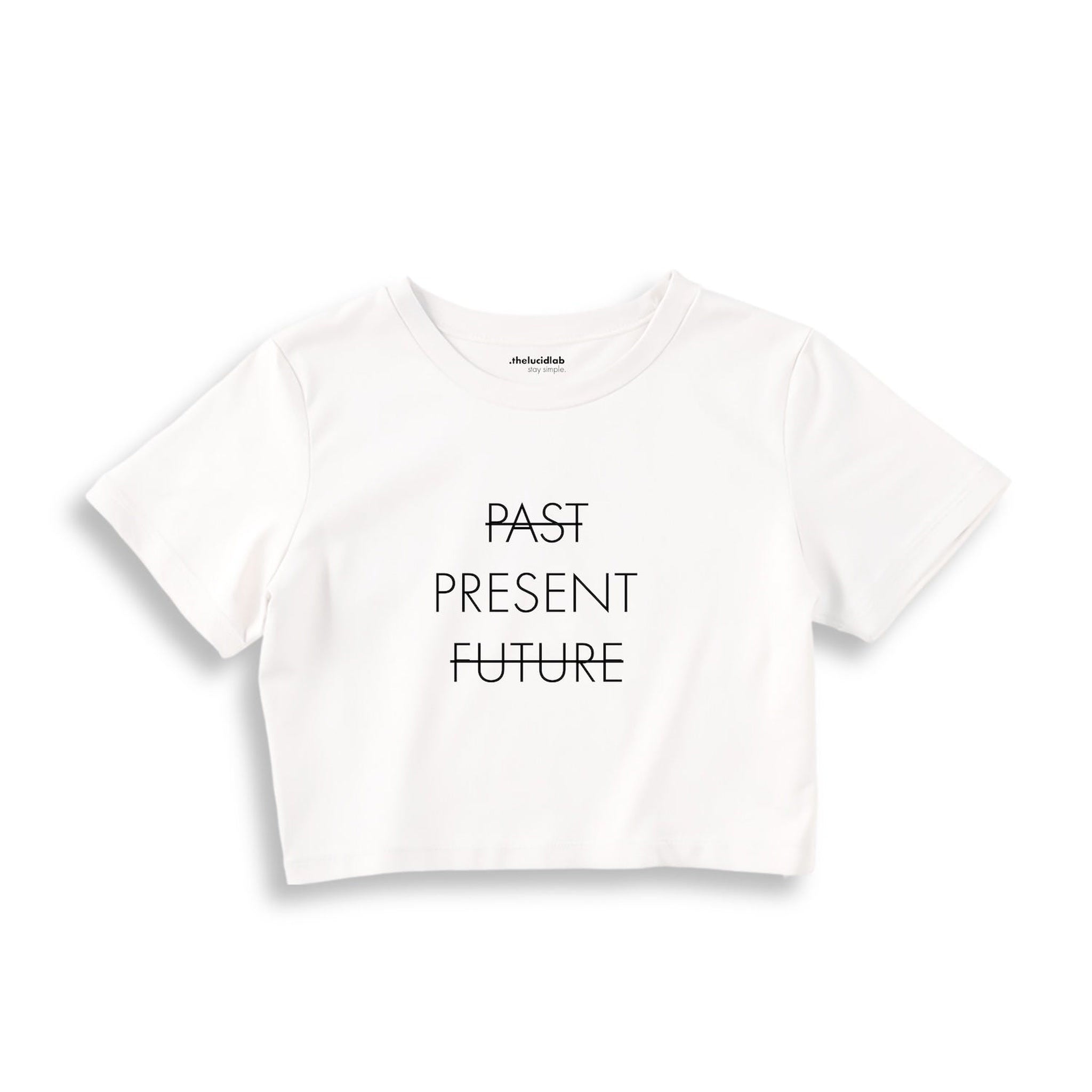 Past Present Future Crop Tişört