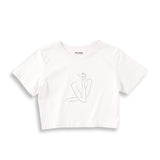 Women / Kadın Silüeti Crop Tişört