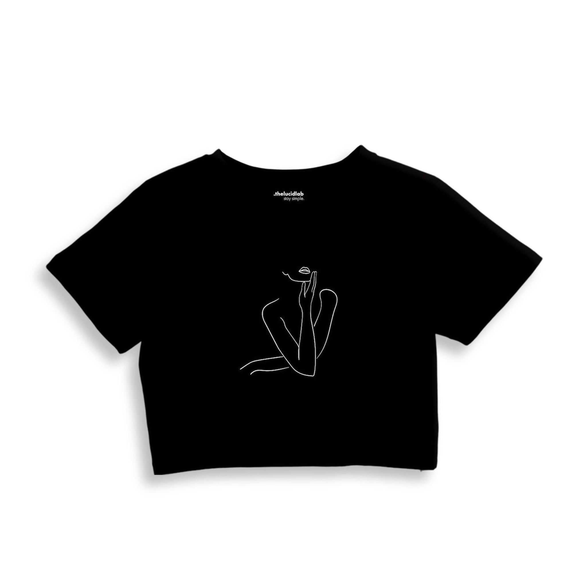 Women / Kadın Silüeti Crop Tişört