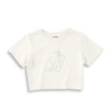 Women / Kadın Silüeti Crop Tişört
