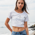 Women / Kadın Silüeti Crop Tişört
