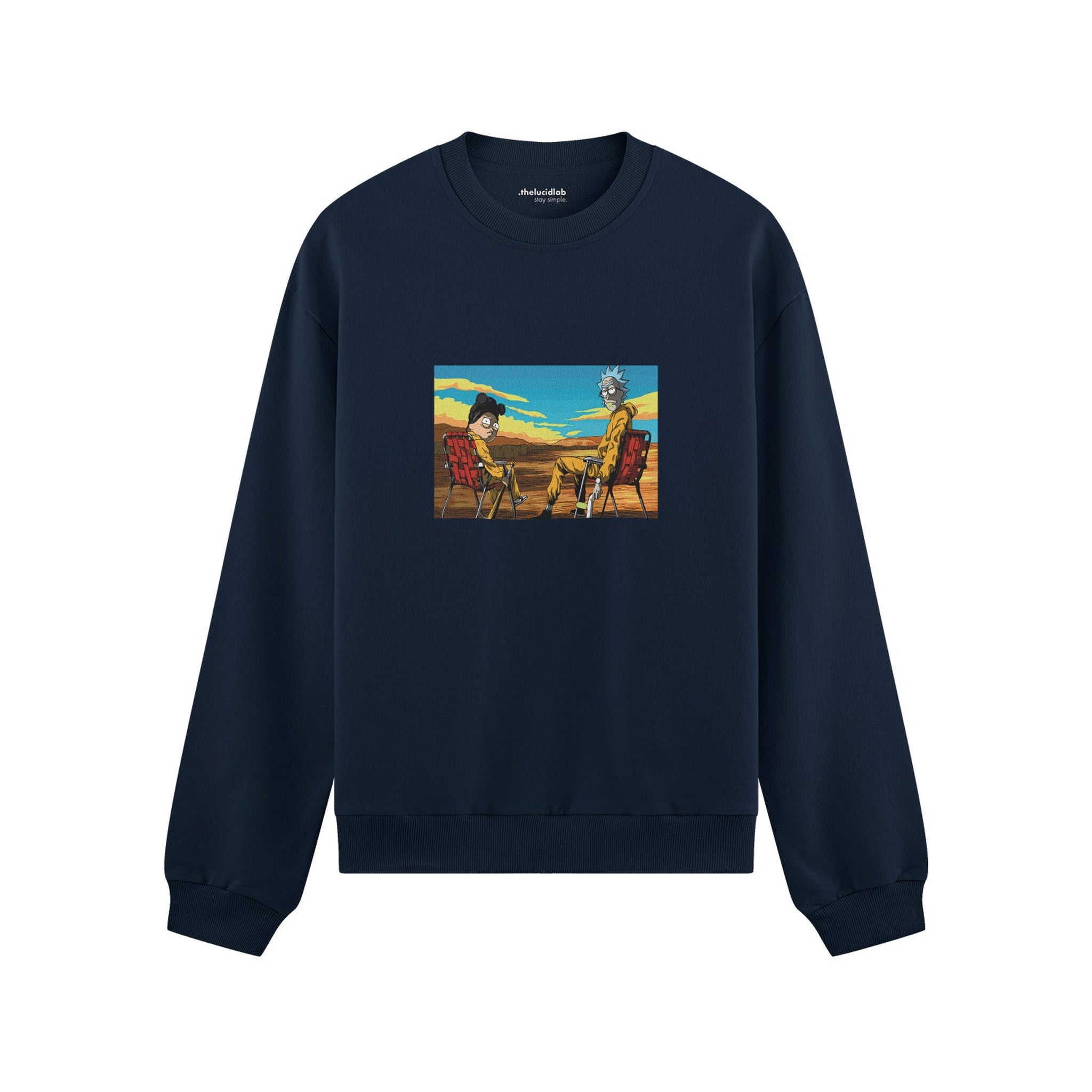 Breaking Bad / Rick and Morty Oversize Sweatshirt