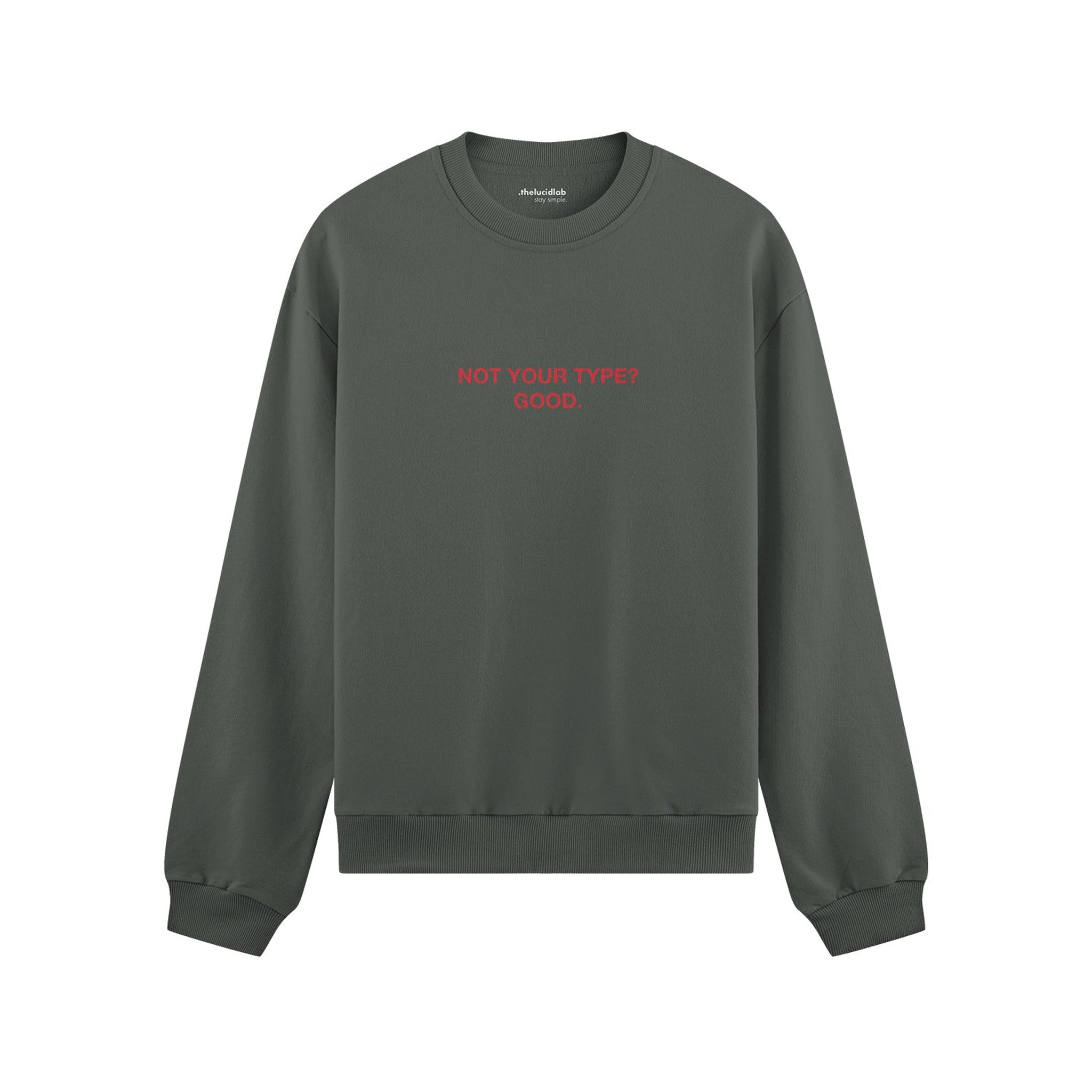 Not Your Type Oversize Sweatshirt