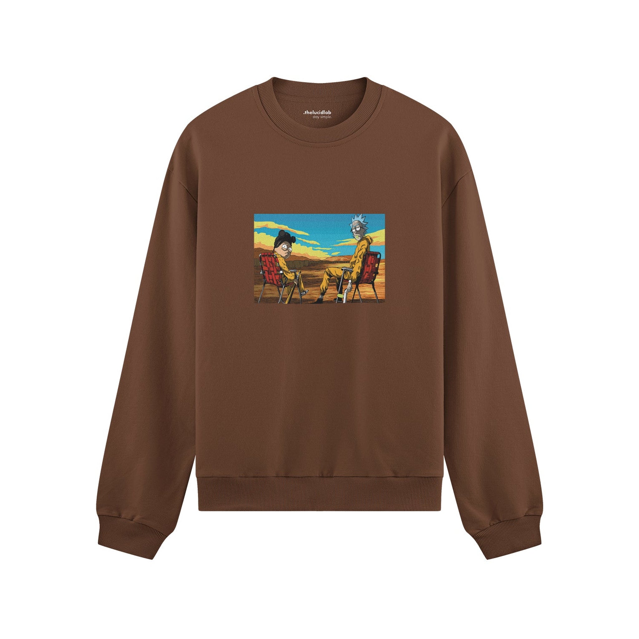 Breaking Bad / Rick and Morty Oversize Sweatshirt