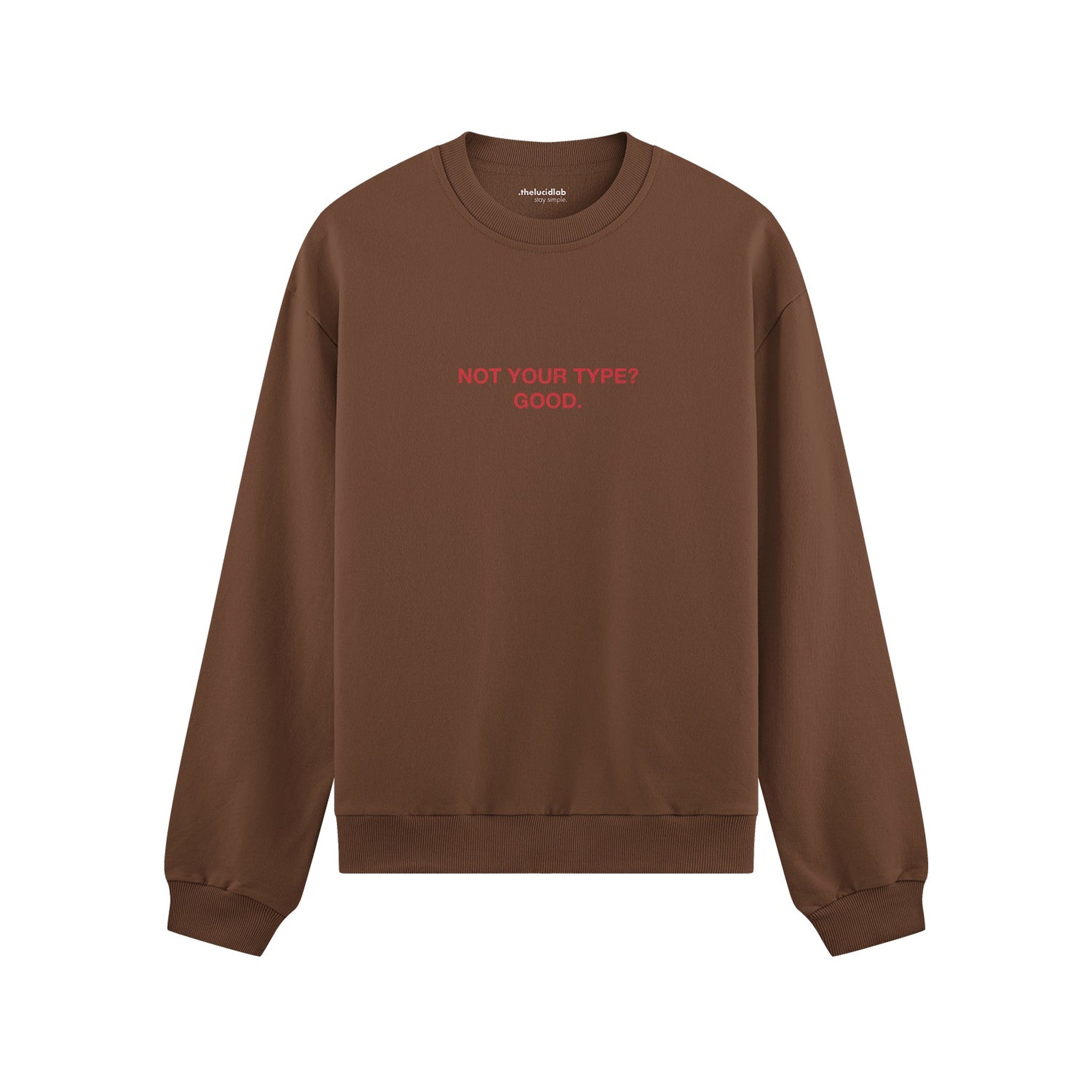 Not Your Type Oversize Sweatshirt