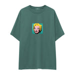 Andy Warhol / Marilyn Monroe Blue Oversize Tişört