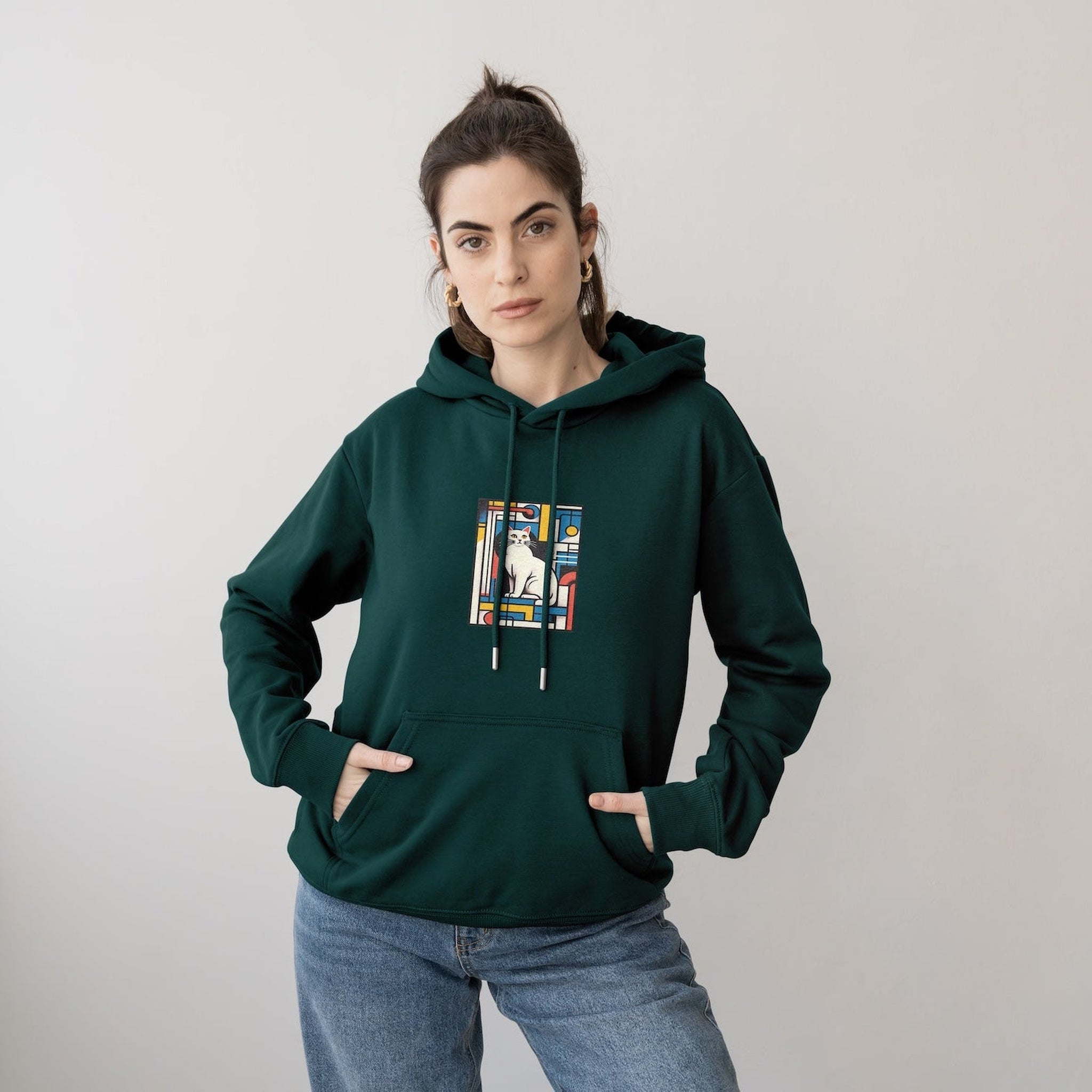 Bauhaus Cat Hoodie