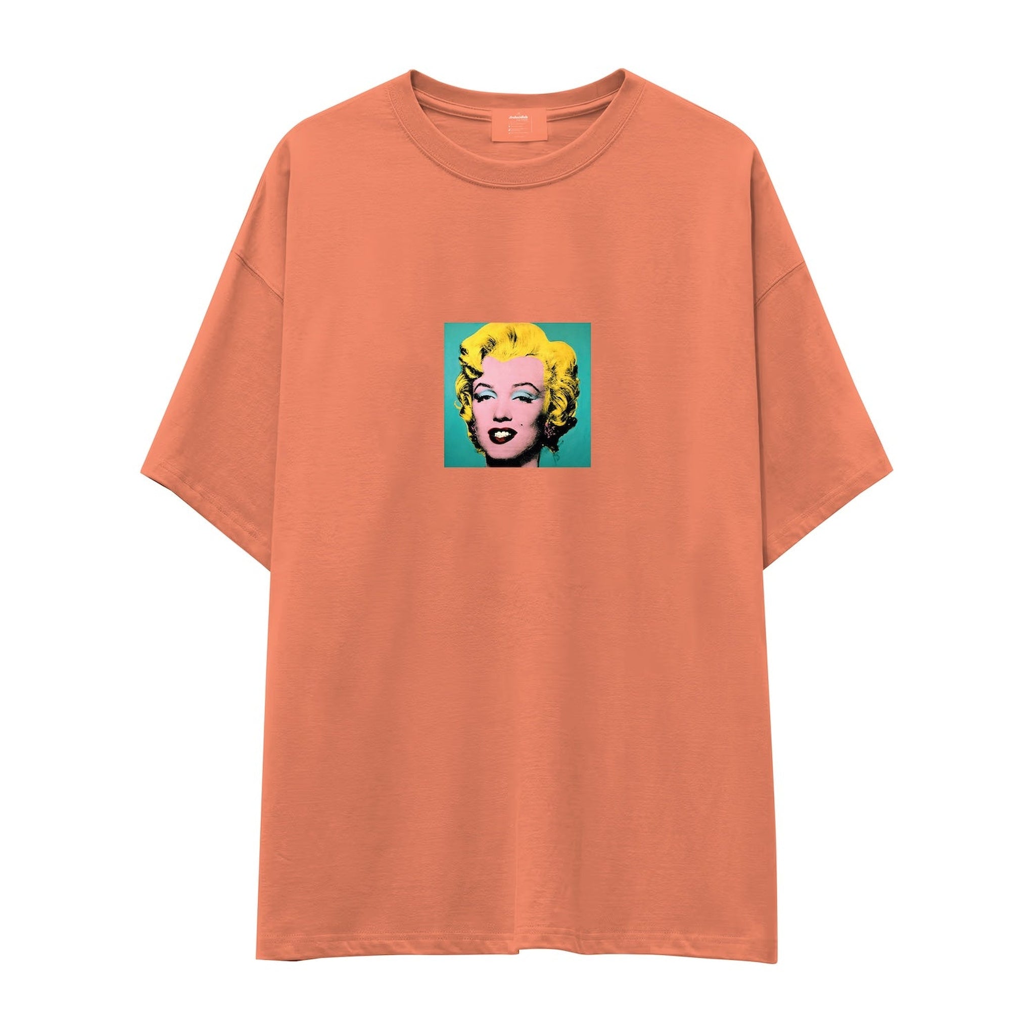 Andy Warhol / Marilyn Monroe Blue Oversize Tişört