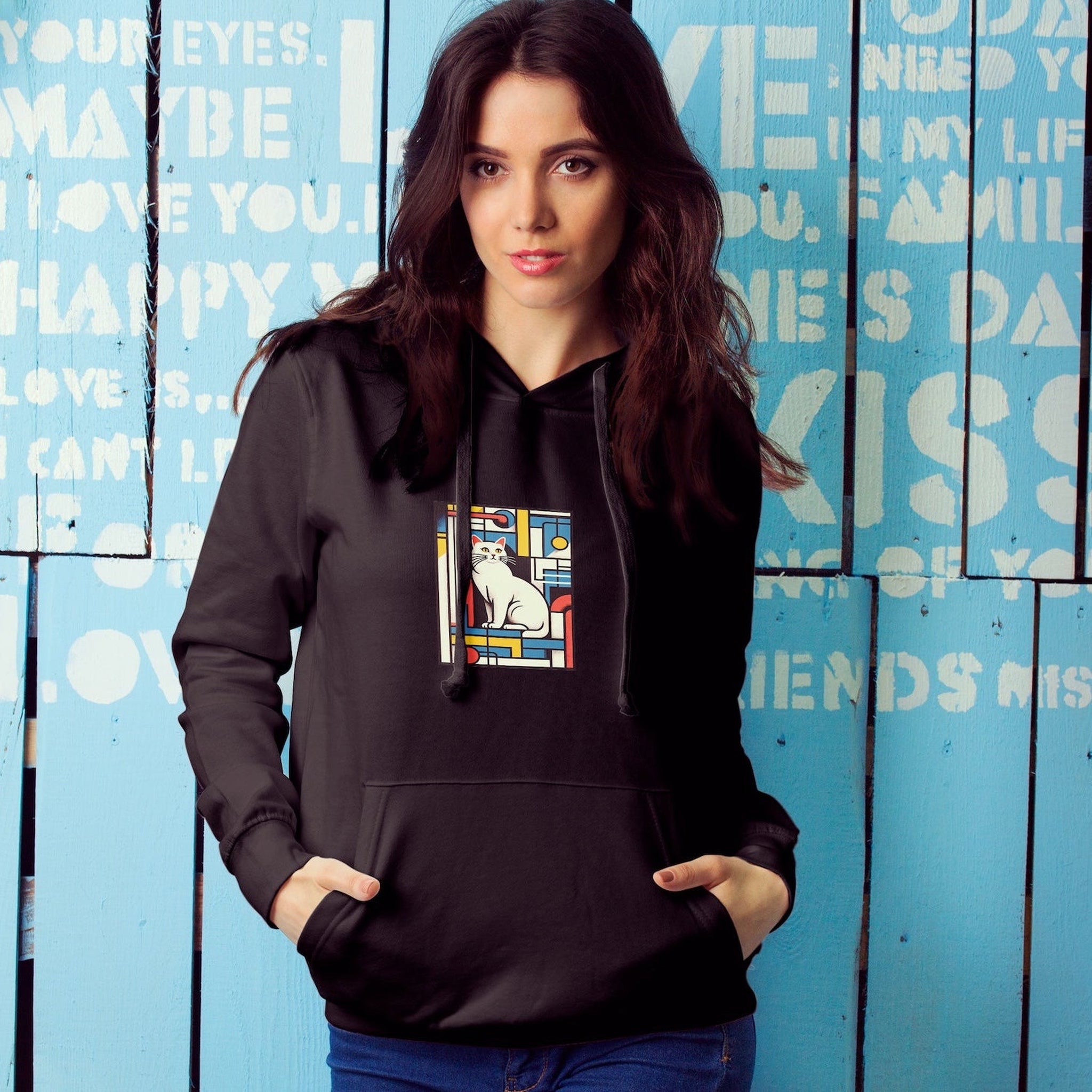 Bauhaus Cat Hoodie