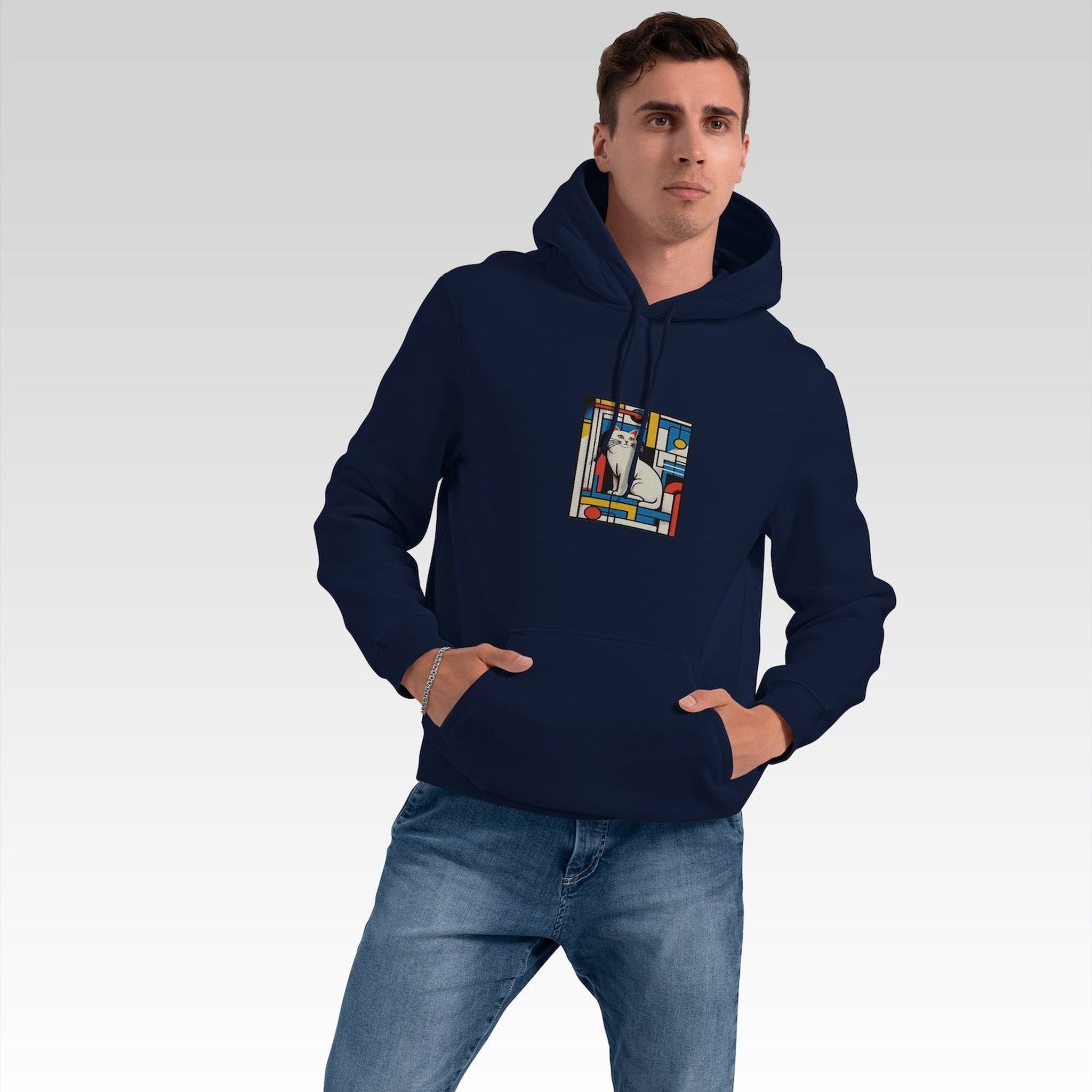 Bauhaus Cat Hoodie