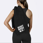 Beast Mode On / Siyah Spor Havlusu