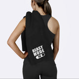 Beast Mode On / Siyah Spor Havlusu