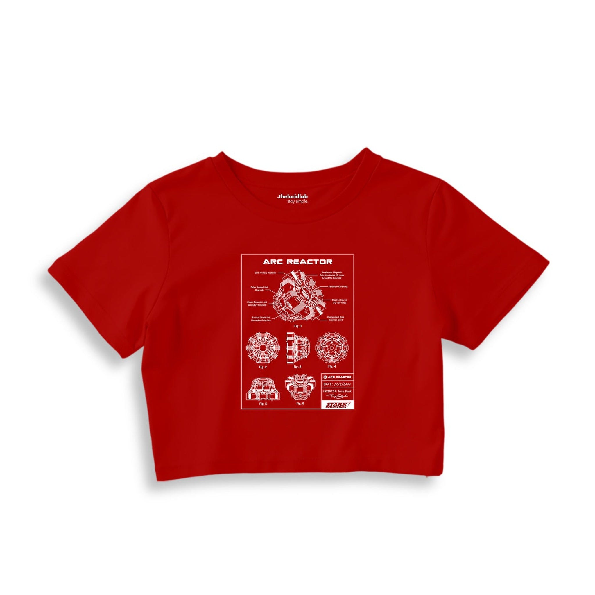 Arc Reactor Crop Tişört