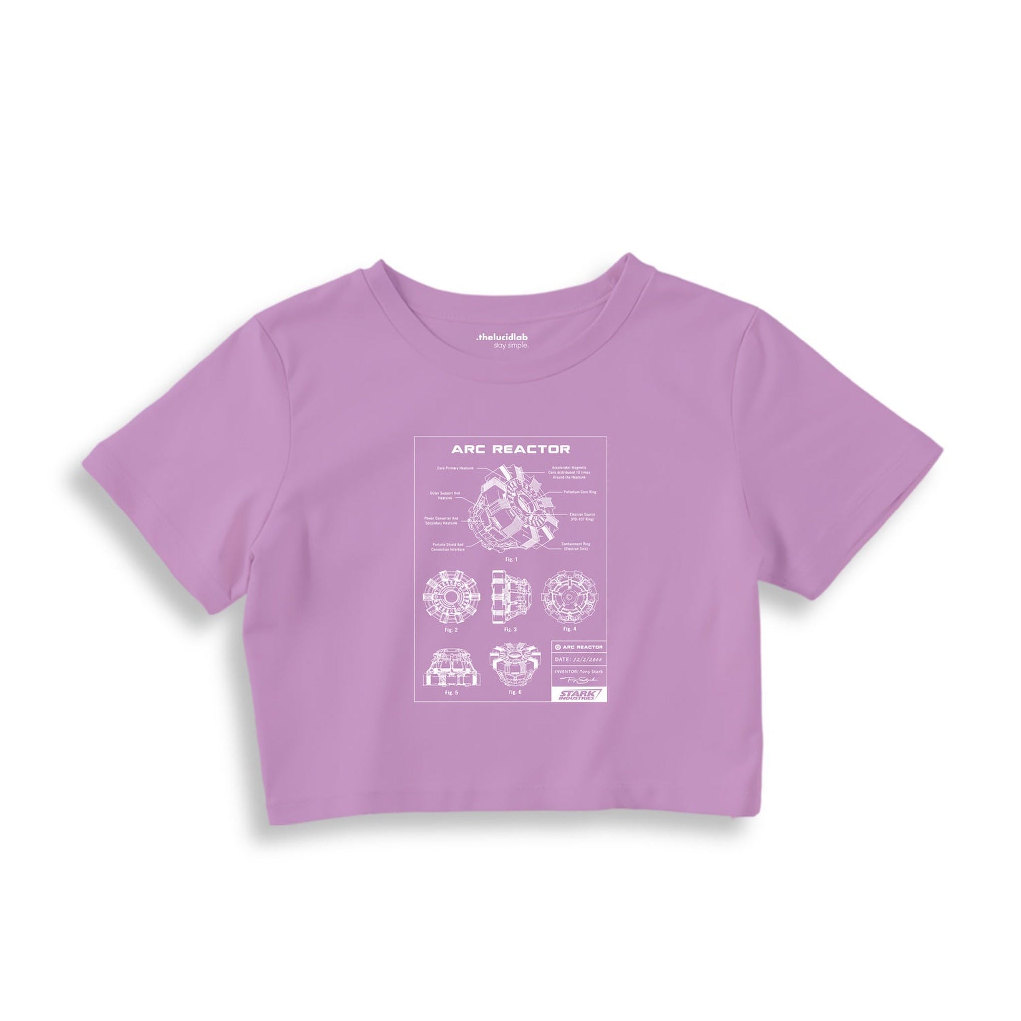 Arc Reactor Crop Tişört