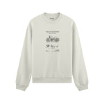 Harley Davidson Model 28B Motosiklet Oversize Sweatshirt