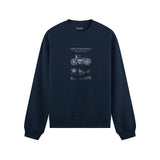 Harley Davidson Model 28B Motosiklet Oversize Sweatshirt