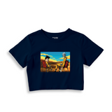Breaking Bad / Rick and Morty Crop Tişört